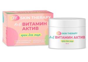 Крем для лица A+E витамин Актив SPF SKIN THERAPY МедикоМед 50мл