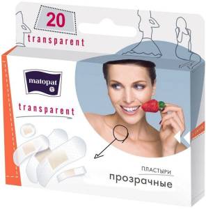 Пластырь Bella Matopat Transparent 20шт