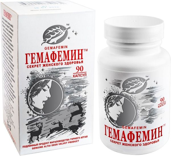 Изображение товара Гемафемин, 90 капс. Гемафемин, 90 капс. фотография